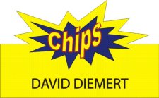 (image for) Chips Yellow Shaped Badge