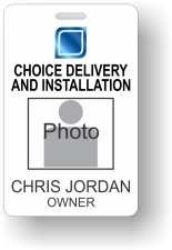 (image for) Choice Delivery & Installation Photo ID Badge