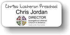 (image for) Christ Lutheran Preschool White Badge