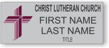 (image for) Christ Lutheran Church Silver Badge (Style B)