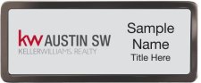 (image for) Keller Williams Austin SW Black Chrome badge