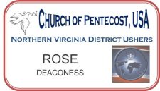 (image for) Church of Pentecost, USA White Badge