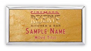 (image for) Cinemark Theatres Executive Silver Maple badge