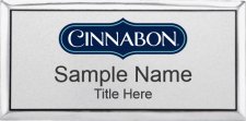 (image for) Cinnabon Executive Silver Name Badge