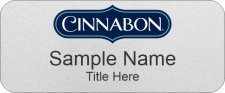 (image for) Cinnabon Standard Silver Name Badge