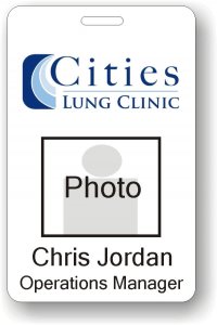 (image for) Cities Lung Clinic Photo ID Badge