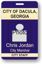 (image for) City of Dacula City Employee Photo ID Badge