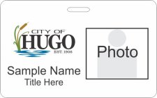 (image for) City of Hugo Photo ID Horizontal badge