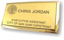 (image for) City of San Juan Capistrano Executive Gold Badge