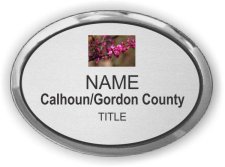 (image for) City of Calhoun Oval Executive Silver badge