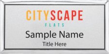 (image for) Barrett & Stokely CITY SCAPE FLATS Executive Silver badge