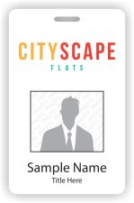 (image for) Barrett & Stokely CITY SCAPE FLATS Photo ID Vertical badge