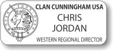 (image for) Clan Cunningham USA White Badge
