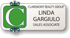 (image for) Claremont Realty Group Shaped Silver Badge
