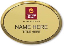 (image for) Clarion Hotel Gold Oval Executive Badge