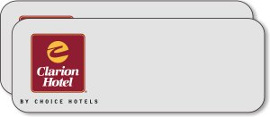 (image for) Clarion Hotel Logo Only Silver Badge - Pack of 25 (1.125 Height)