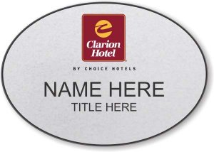 (image for) Clarion Hotel Silver Oval Badge