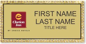 (image for) Clarion Inn Gold Bling Badge