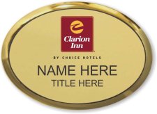 (image for) Clarion Inn Gold Oval Executive Badge