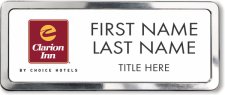 (image for) Clarion Inn White Prestige Badge with Polished Frame