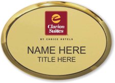 (image for) Clarion Suites Gold Oval Executive Badge