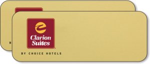 (image for) Clarion Suites Logo Only Gold Badge - Pack of 25 (1.125 Height)