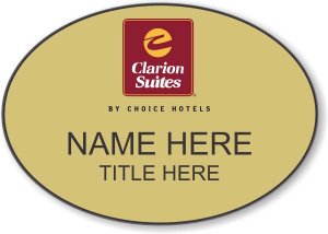 (image for) Clarion Suites Gold Oval Badge