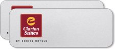 (image for) Clarion Suites Logo Only Silver Badge - Pack of 25 (1.125 Height)