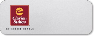 (image for) Clarion Suites Silver Logo Only Badge (1.125 Height)