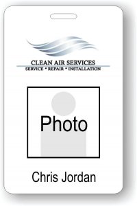 (image for) Clean Air Services Photo ID Badge