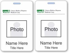 (image for) Clinica Medica Hispana Medical Corp Photo ID Badge - Double Sided
