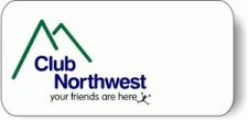 (image for) Club Northwest White Badge - Logo Only