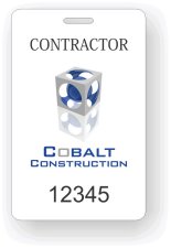 (image for) Cobalt Construction White Badge