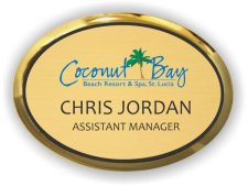 (image for) Coconut Bay Resort Gold Executive Oval Badge