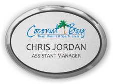 (image for) Coconut Bay Resort Silver Executive Oval Badge