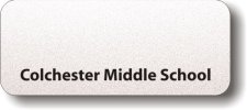 (image for) Colchester Middle School Silver Logo Only