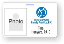 (image for) ColdTree Creative - West Cornwall Family Practice Photo ID Badge