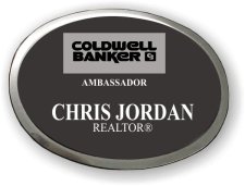 (image for) Coldwell Banker Ambassador Black Badge w/ Silver Oval Executive Frame