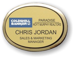 (image for) Coldwell Banker Paradise Hoyt Murphy Realtors Gold Oval Executive Badge