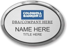 (image for) Coldwell Banker Executive Oval Silver Badge (Style 1)