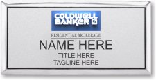 (image for) Coldwell Banker Residential Brokerage Executive Silver Badge (3d Logo W Tag Line)