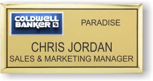 (image for) Coldwell Banker Paradise Gold Executive Badge - (3d Logo)