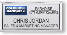 (image for) Coldwell Banker Paradise Hoyt Murphy Realtors Silver Executive Badge - (3d Logo)