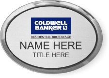 (image for) Coldwell Banker Residential Brokerage Executive Oval Silver Badge (Style 1)