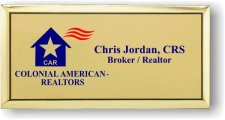 (image for) Colonial American-Realtors Gold Executive Badge