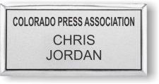 (image for) Colorado Press Association Silver Executive Badge