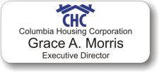 (image for) Columbia Housing Corporation White Badge