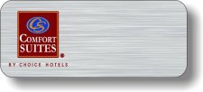 (image for) Comfort Suites Logo Only Brushed Nickel Badge