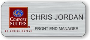 (image for) Comfort Suites Brushed Nickel Badge