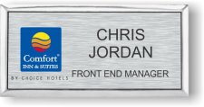 (image for) Comfort Inn & Suites Executive Brushed Nickel Badge